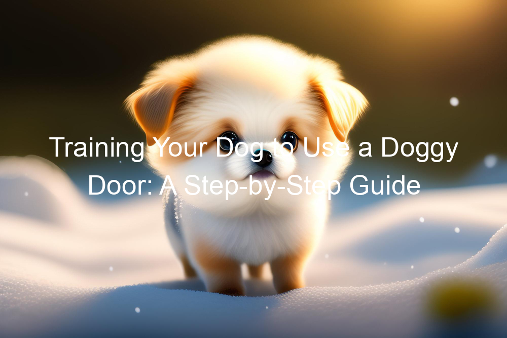 Training Your Dog to Use a Doggy Door: A Step-by-Step Guide